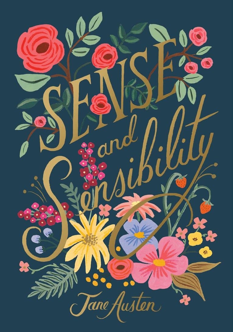 Omslag till boken Sense and Sensibility av Jane Austen