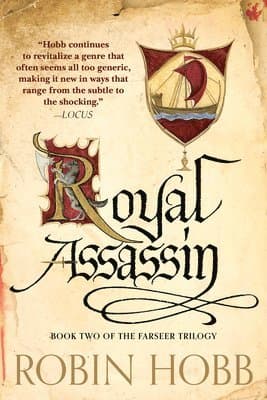 Omslag till boken Royal Assassin av Robin Hobb