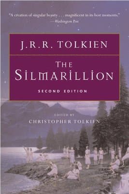 Omslag till boken The Silmarillion av J. R. R. Tolkien