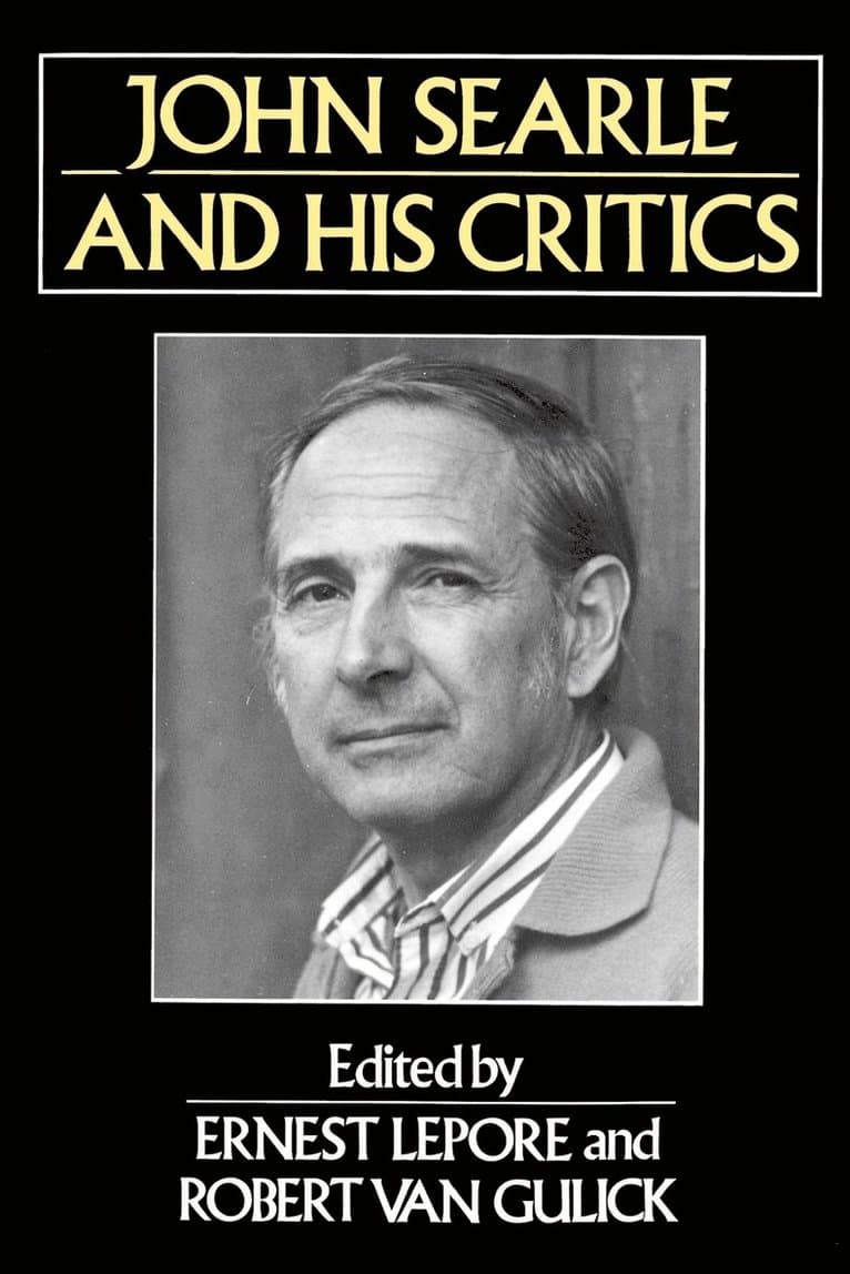 John Searle and his Critics