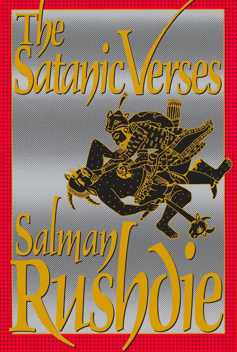 Omslag till boken Satanic Verses av Salman Rushdie
