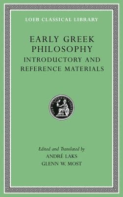 Early Greek Philosophy, Volume I