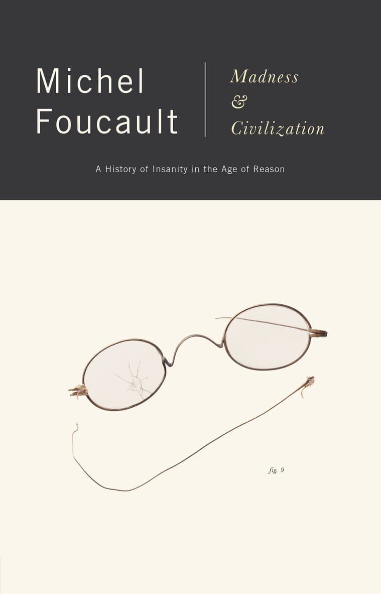 Omslag till boken Madness and Civilization av Michel Foucault