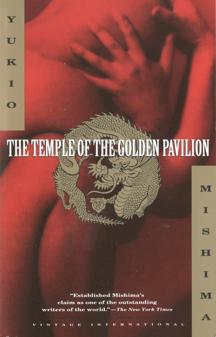 Omslag till boken Temple of the Golden Pavilion av Yukio Mishima