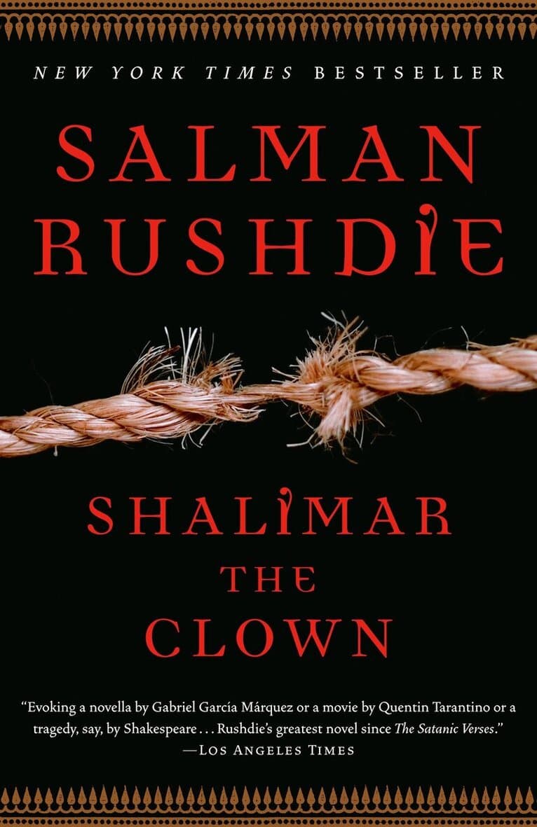 Omslag till boken Shalimar the Clown av Salman Rushdie