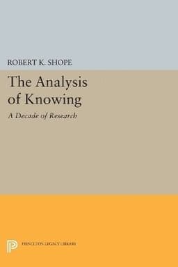 Analysis of Knowing