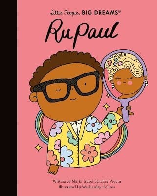 Omslag till boken RuPaul av Maria Isabel Sanchez Vegara