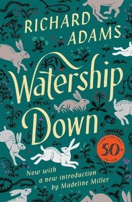 Omslag till boken Watership Down av Richard Adams