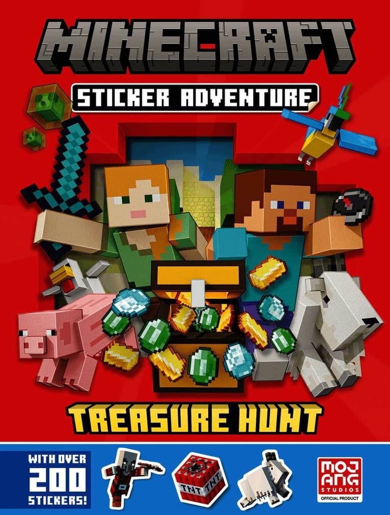 Minecraft Sticker Adventure: Treasure Hunt