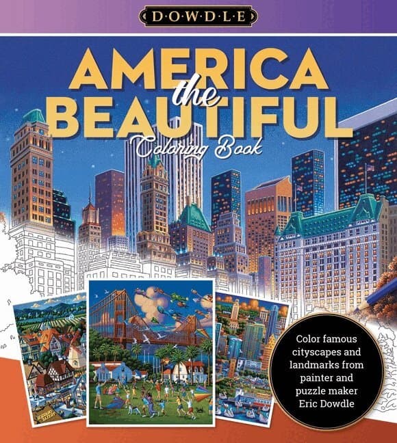 America the Beautiful Coloring Book