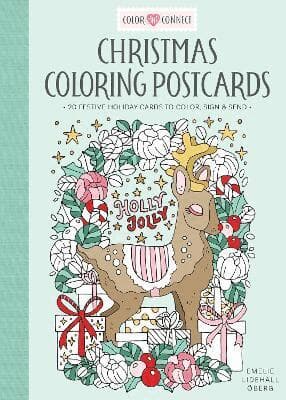 Christmas Coloring Postcards