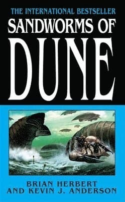 Omslag till boken Sandworms of Dune av Brian Herbert