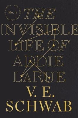 Omslag till boken The Invisible Life of Addie LaRue av V. E. Schwab