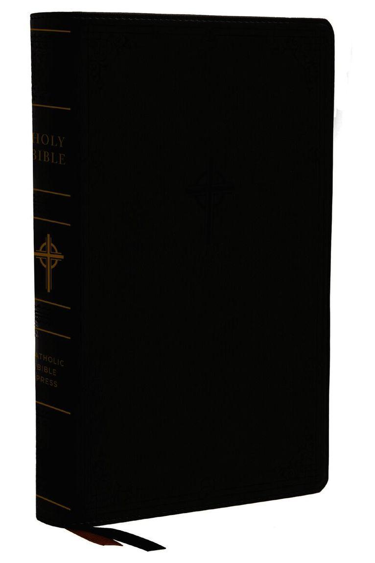 NABRE, New American Bible, Revised Edition, Catholic Bible, Large Print Edition, Leathersoft, Black, Thumb Indexed, Comfort Print