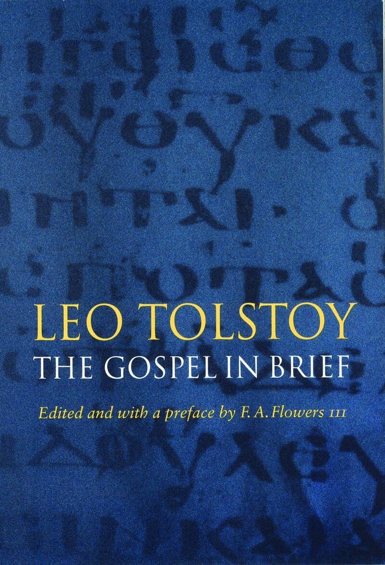 Omslag till boken Gospel in Brief av Leo Tolstoy