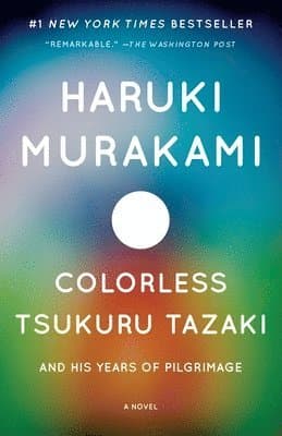 Omslag till boken Colorless Tsukuru Tazaki and His Years of Pilgrimage av Haruki Murakami