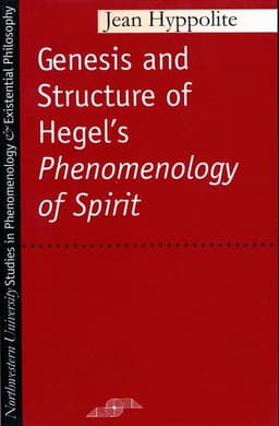 Genesis and Structure of Hegel's Phenomenology of Spirit