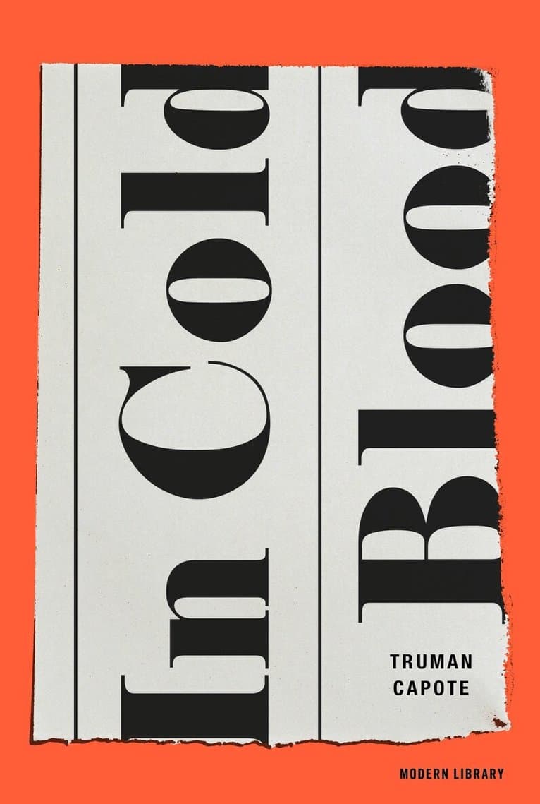 Omslag till boken In Cold Blood av Truman Capote