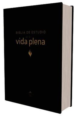 RVR60, Biblia de estudio de la vida plena, Edicion clasica, Tapa dura, Palabras de Jesus en rojo, Comfort Print
