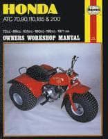 Honda ATC70, 90, 110, 185 & 200 (71 - 85) Haynes Repair Manual