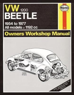 VW Beetle 1200 (54 - 77) Haynes Repair Manual