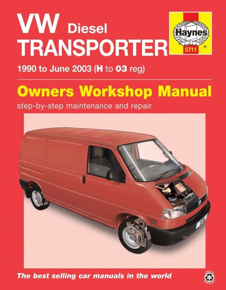 VW T4 Transporter Diesel (90 - June 03) Haynes Repair Manual