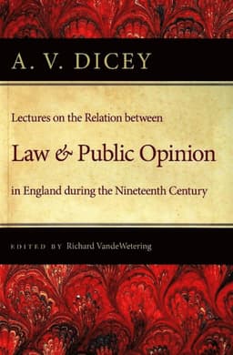 Lectures on the Relation Between Law & Public Opinion