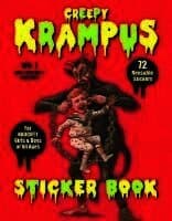 Creepy Krampus Sticker Book