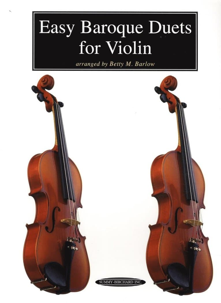 Easy baroque duets for violin