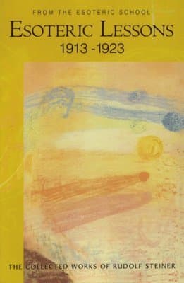 Omslag till boken Esoteric Lessons av Rudolf Steiner