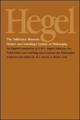 Difference Between Fichte's and Schelling's System of Philosophy