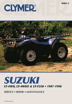 Suzuki LT-4WD, LT-F4WDX & LT-F250 ATV (1987-1998) Service Repair Manual