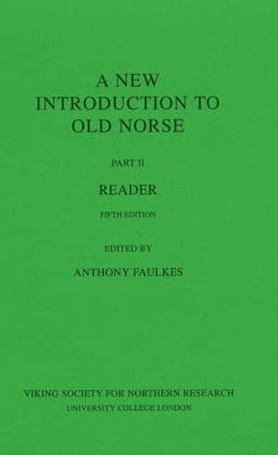 New Introduction To Old Norse