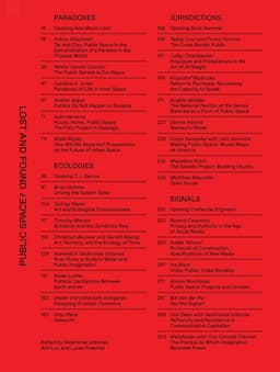 Public Space? Lost and Found