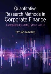 Quantitative Research Methods in Corporate Finance