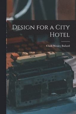 Design for a City Hotel