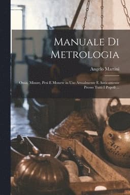 Manuale Di Metrologia