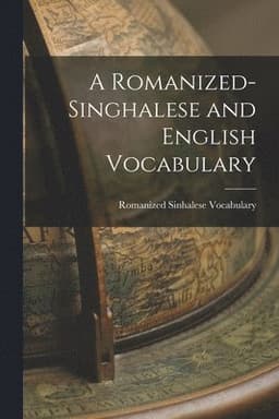 Romanized-Singhalese and English Vocabulary