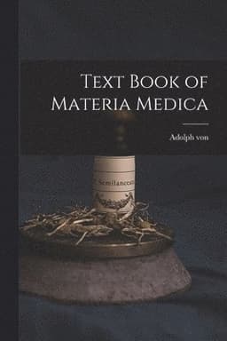 Text Book of Materia Medica