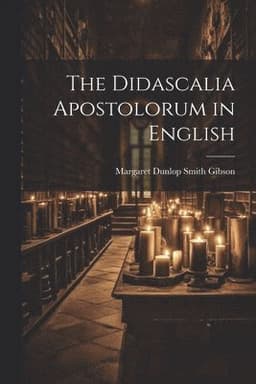 Didascalia Apostolorum in English