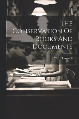 Conservation Of Books And Documents