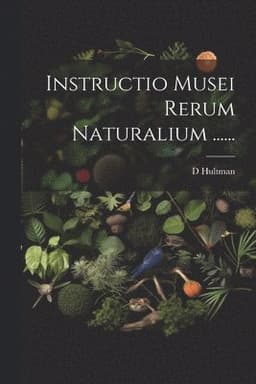 Instructio Musei Rerum Naturalium ......