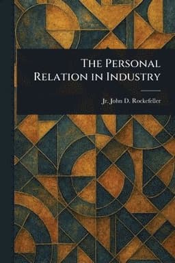 Personal Relation in Industry