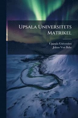 Upsala Universitets Matrikel
