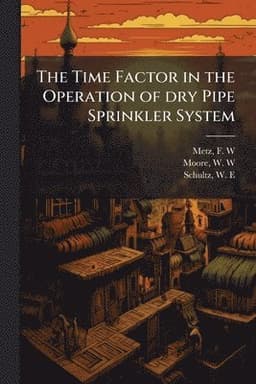 Time Factor in the Operation of dry Pipe Sprinkler System
