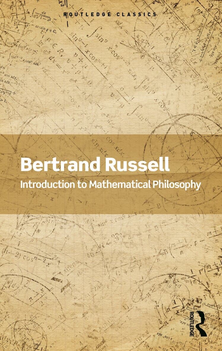 Omslag till boken Introduction to Mathematical Philosophy av Bertrand Russell