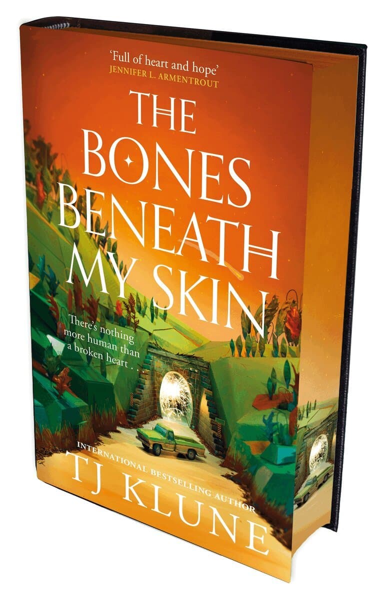 Omslag till boken Bones Beneath My Skin av TJ Klune