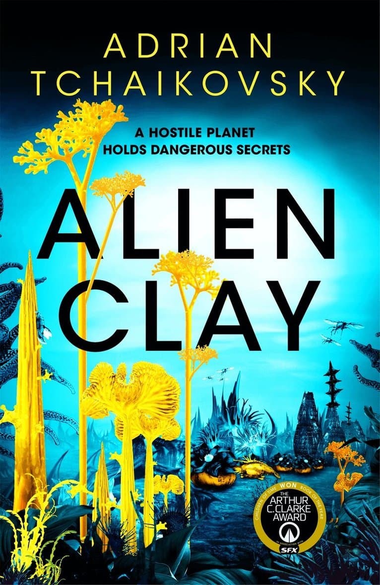 Omslag till boken Alien Clay av Adrian Tchaikovsky
