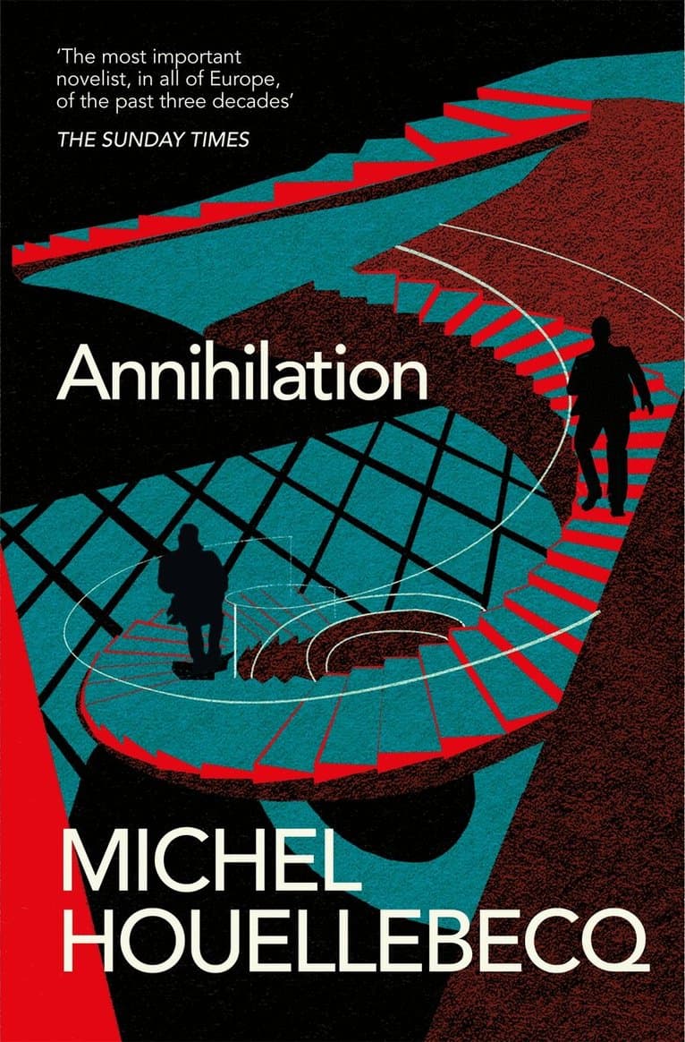 Omslag till boken Annihilation av Michel Houellebecq