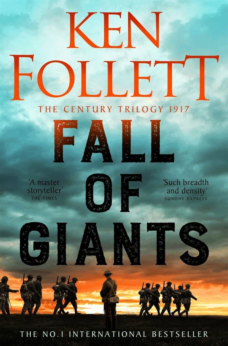 Omslag till boken Fall of Giants av Ken Follett